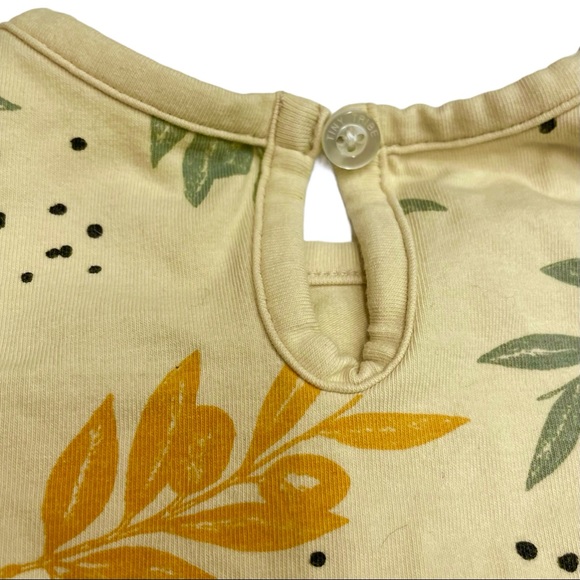 Tiny Tribe Girls Leaf Frill Tank Ruffled Sleeves - Picture 6 of 7